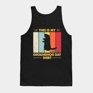 This Is My Groundhog Day Vintage Tank Top